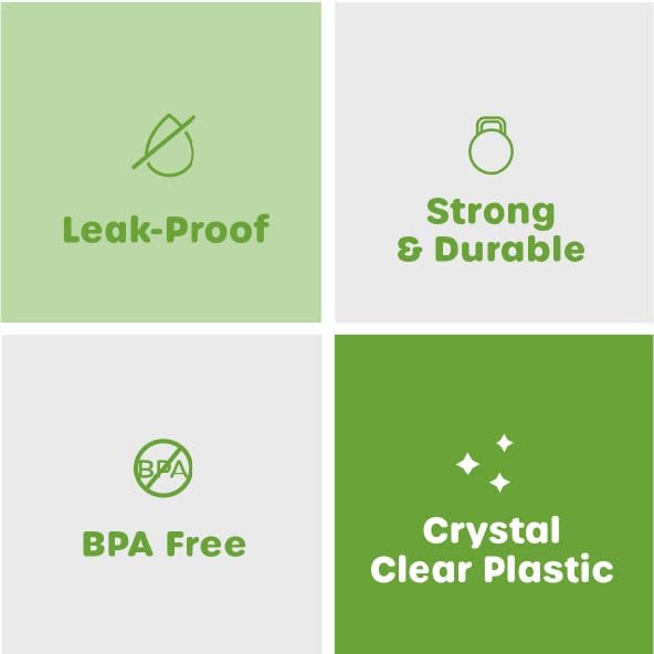 GUSTO Clear Plastic Cups with Lids [12 oz - 100 Count] - Disposable Iced Coffee Drink Cups with Strawless Sip Lids for Smoothies, Juices, and More - (Formerly Comfy Package)
