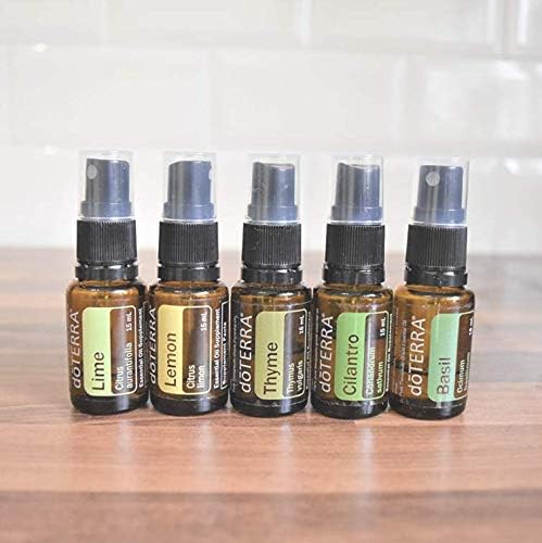 Holistic Oils Spray Tops for Essential Oil Bottles - 12 Essential Oil Spray Bottle Tops Oil Spray Tops Oil Mist Sprayer Replacement Pump Reusable Inserts for 5 ml, 15 ml 20 ml Bottles