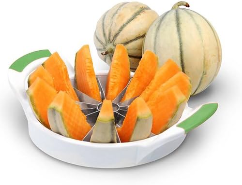 Modern Home Melon Slicer - Honeydew/Cantaloupe/Mini-watermelon Easy Slicing Tool - Medium Size