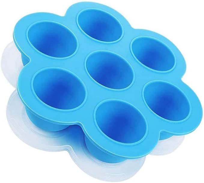 Silicone Egg Bites Molds for Instant Pot Accessories for 5,6,8 Qt Pressure Cooker, Food Storage Containers Silicone Egg Steamer Frozen Lid Refrigerator Ice Tray