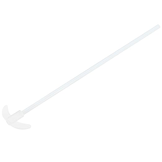 MECCANIXITY PTFE Electric Stirring Rod 350x85mm Length Overhead Stirrer Mixer Shaft with Foldable Paddle for Lab