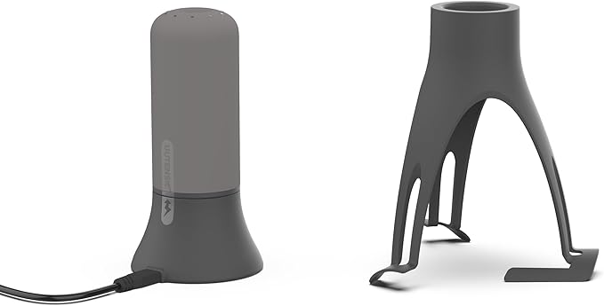Uutensil Stirr+Timer Unique USB Rechargeable Automaitc Pan Stirrer with Timer - with Cable and Cradle - Teal