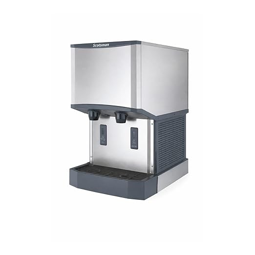 Scotsman Meridian Touchfree Countertop Nugget Ice Maker & Water Dispenser - 500 lb/Day, 25 lb Storage Bin