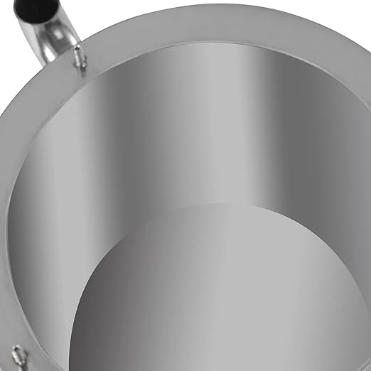 120W 110V Heated Mixing Tank, Stainless Steel Heating Stirring Pot with Stirrer & Temperature Control, for Lipstick Filling, Candle Making, Melting Shoe Polish Ointment Petroleum Jelly (30L)