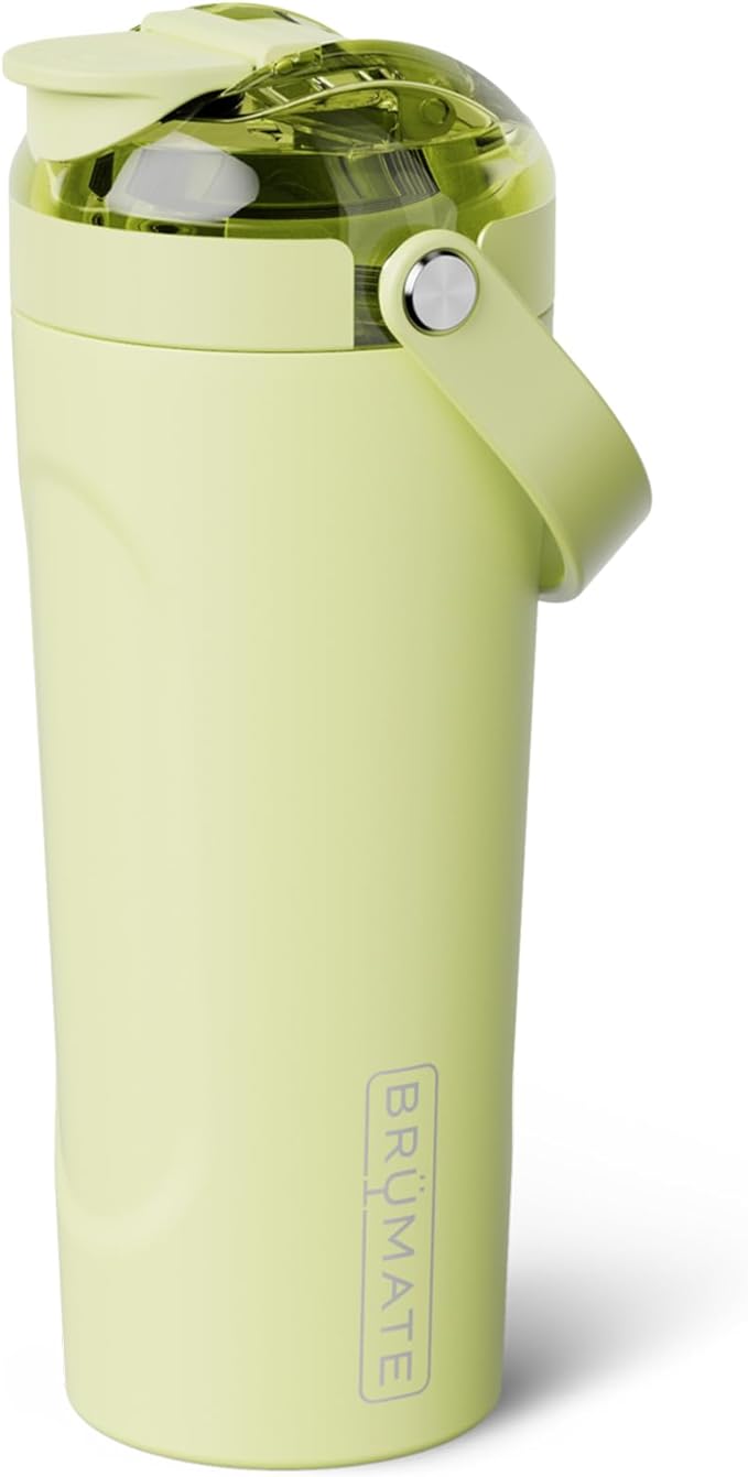 BrüMate MultiShaker Blender Shaker Bottle | 100% Leakproof Insulated Stainless Steel | Pre Workout and Protein Shaker Bottle for the Gym | 25oz (Prickly Pear)