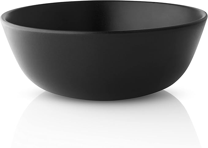 Eva Solo | Nordic Kitchen Bowl 0.5l Ø16cm | Dishwasher & Microwave Safe | Black Stoneware | Danish Design & Functionality | Tools Kitchen Gadgets & Accessories
