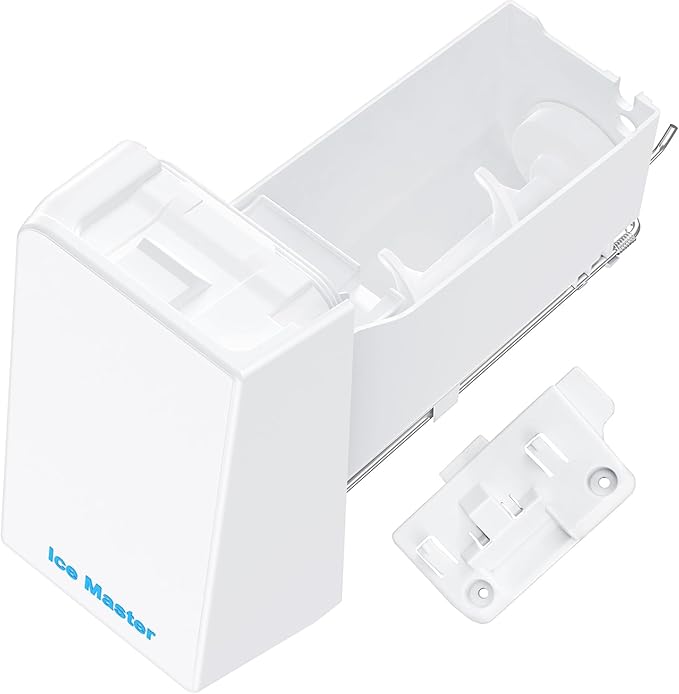 Upgraded DA97-14504C DA97-14504A Refrigerator Ice Bucket Compatible with Samsung Ice Maker Replacement Ice Tray Ice Container Parts Samsung Ice Bucket Replacement RF23J9011SR RF23HCEDBSR Ice Maker