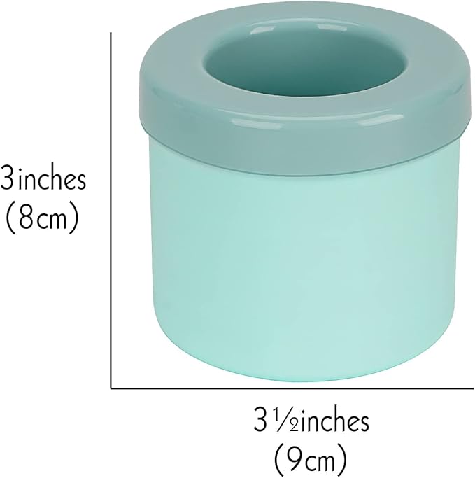 2 Pack Cylinder Ice Cube Mold Ice Trays, Silicone Ice Bucket, Portable Ice Cube Maker, Press-Type Easy-Release Ice Cup (Blue)