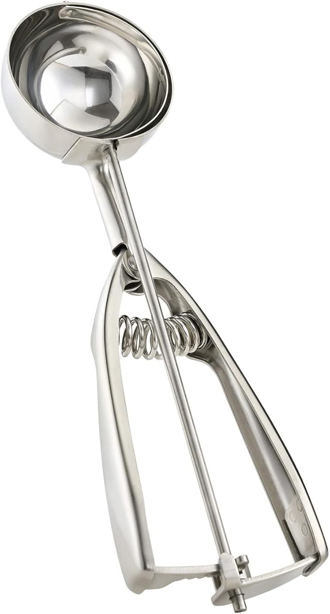 18/8 Stainless Steel Large Ice Cream Scoop Disher Melon Baller 4 Tablespoon