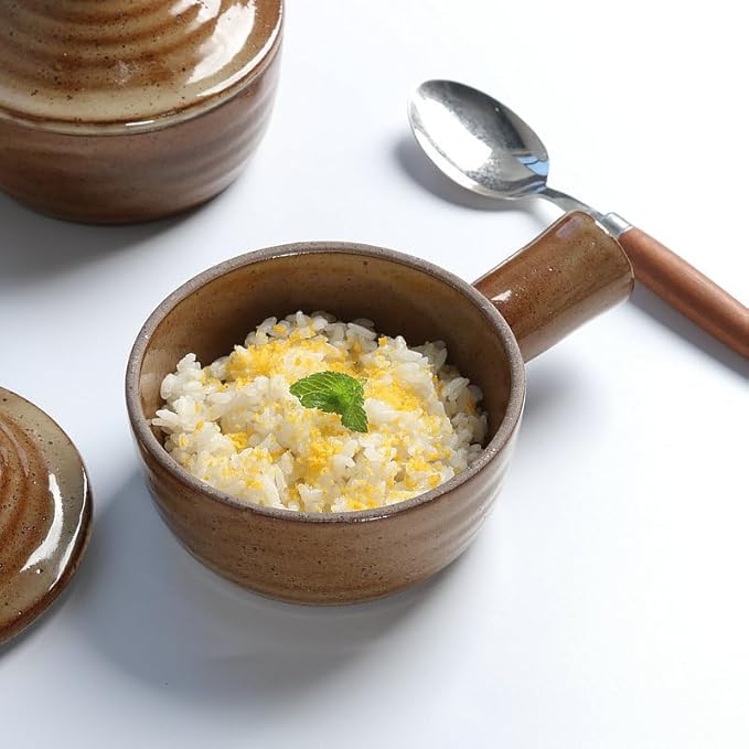 Clay pot | Quick & Easy Egg Poacher for Perfect Breakfasts – Heat-Resistant Hollow Handle