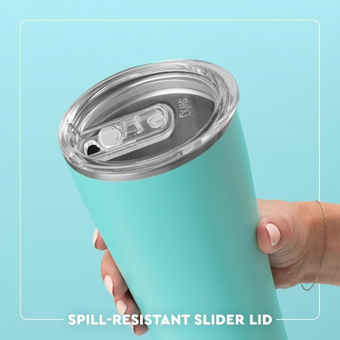 Swig Life 32oz Insulated Tumbler, Travel Coffee Tumbler with Lid, Cup Holder Friendly Travel Coffee Mug, Stainless Steel (Good Vibrations)