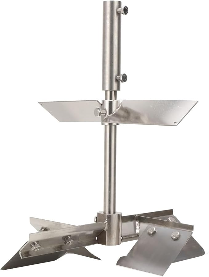 40L Commercial Automatic Food Mixer,Commercial Mixer, 110V Hot Pot Seasoning Bottom Soup Sauce Stirrer Frying Machine, Stainless Steel Electric Food Mixer, Adjustable Speed