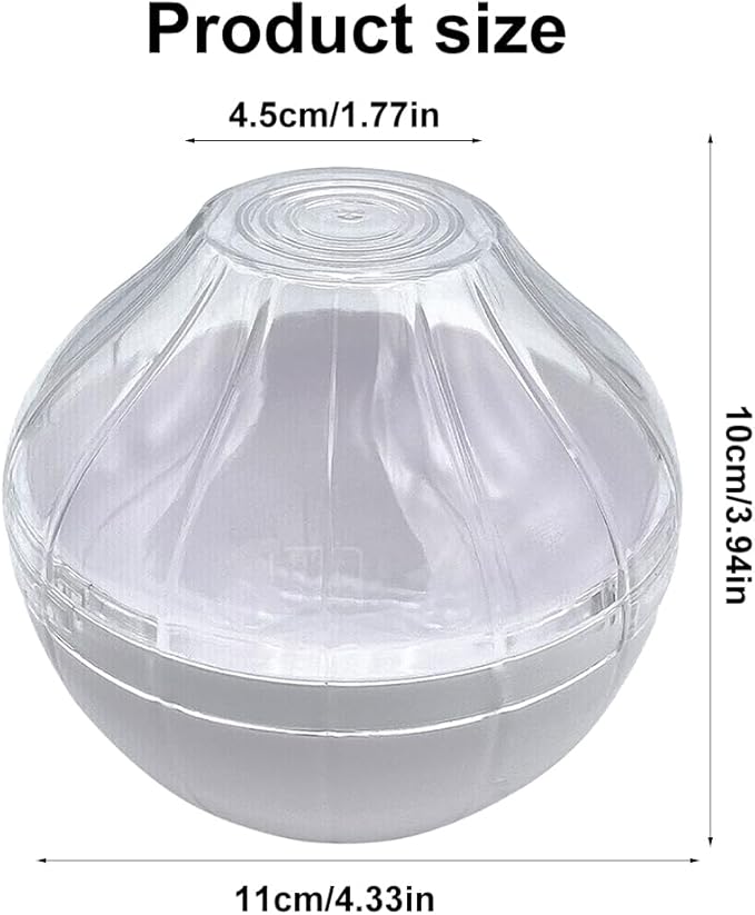 Fruit and Vegetable Storage Containers for Fridge, Onion Saver and Lemon Keeper Reusable Lemon and Onion Keeper/Saver/Holder, Refrigerator Vegetable Crisper(White)
