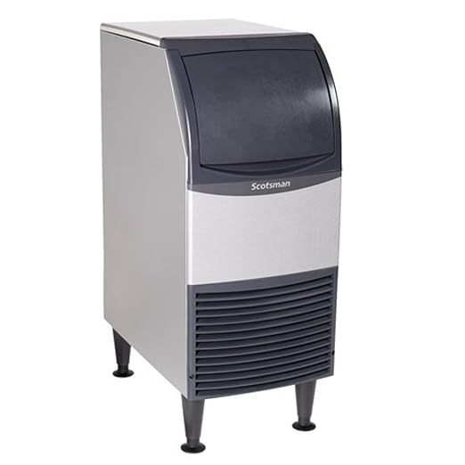 Scotsman UN0815A-1 15-Inch Air-Cooled Nugget Undercounter Ice Maker Machine with 36 lb. Storage Capacity, 79 lbs/Day, 115v, NSF