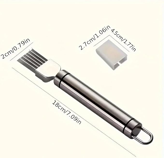 Green onion slicer,Onion Shredder, Shredding Knife, Shred Silk The Knife, Multi-Blade Kitchen Herb Cutter, Vegetable Shredder, Kitchen Slicing Tool, Multi-functional Food Slicer (2 pcs)