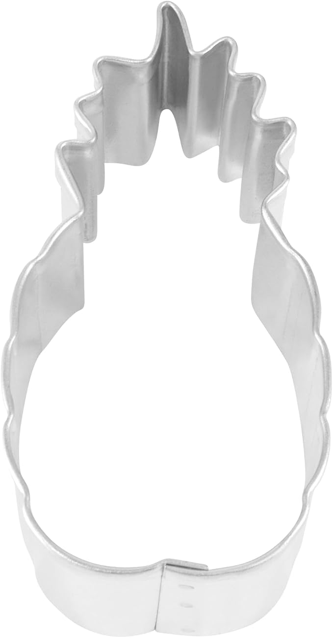 R&M Fruit Cookie Cutter 6-Piece Gift Set - Includes Lemon, Cherry, Pineapple, Watermelon, Peach, Strawberry Cookie Cutter with Recipe Card - Steel