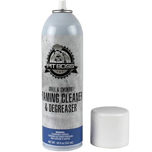 PIT BOSS Grill and Smoker Foaming Cleaner Degreaser 18 oz Eco-Friendly and Fast-Acting