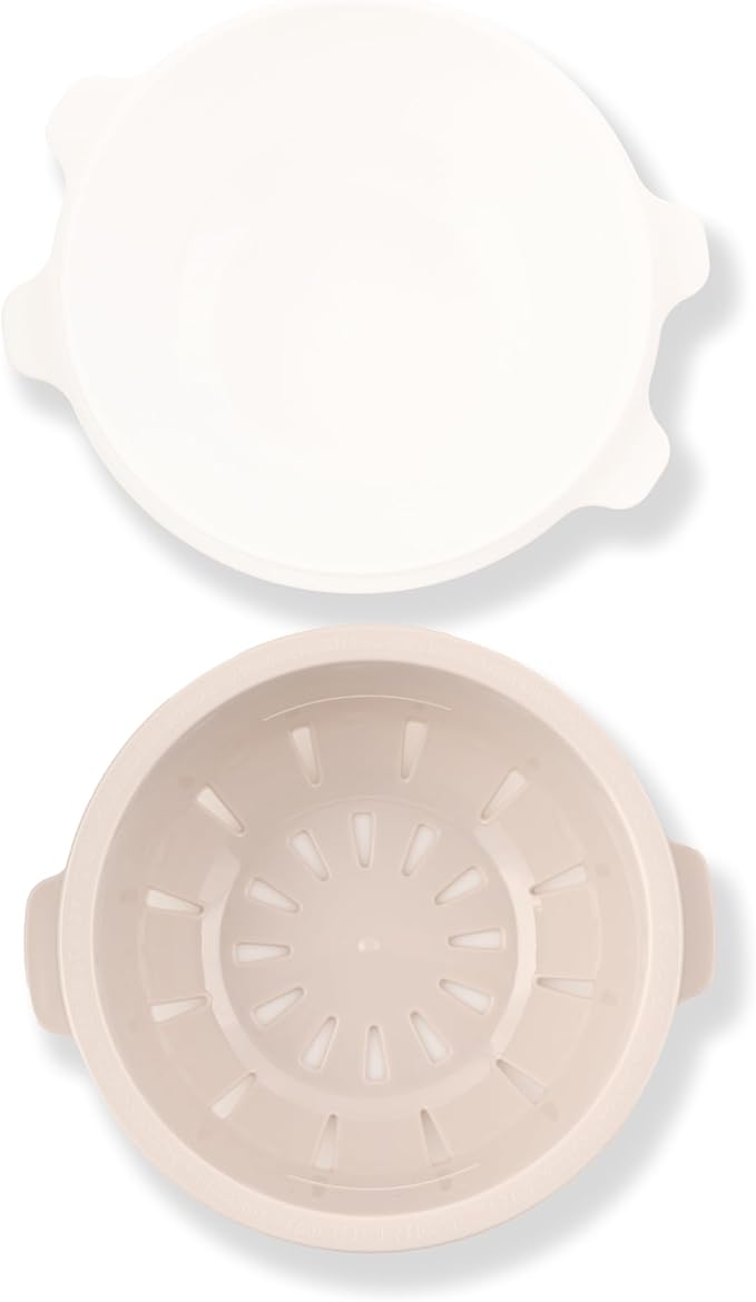 Japanese Microwave Egg Cooker - Perfect for Eggs Benedict - Easy Soft-Boiled Egg Maker - Microwave Egg Poacher - Ideal for Topping Dishes - Single Egg Use - Made in Japan
