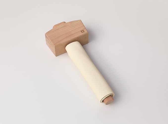 Ice Mallet and Lewis Bag Set – Wooden Hammer & Heavy Duty Canvas Bag for Crushed Ice | Reusable Bar Tool for Whiskey Cocktails Mojitos Home Bartending Essentials