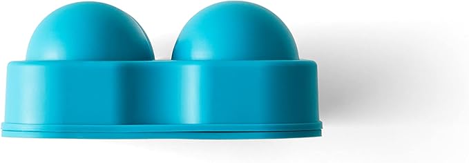 Houdini Large Sphere Ice Tray Mold, Makes Four Ice Balls, Blue