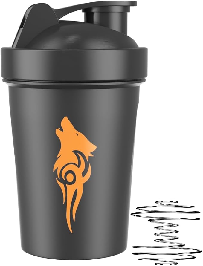 JEELA SPORTS 5 PACK Protein Shaker Bottles for Protein Mixes -20 OZ- Dishwasher Safe Shaker Cups for Protein Shakes - Shaker Cup for Blender Protein Shaker Bottle for Shakes Protein Shake Blender