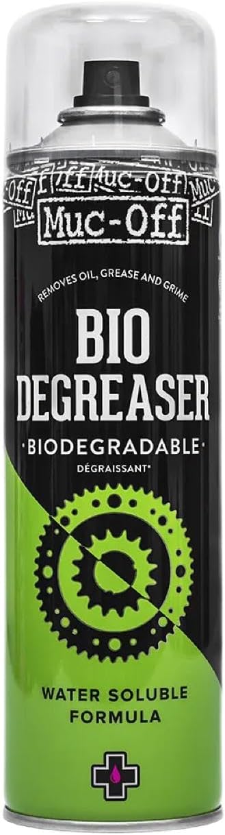 Muc-Off Bio Degreaser, 500 Milliliters - Water-Soluble, Biodegradable Bike Degreaser Spray - Effectively Deep Cleans Greasy Bicycle Parts