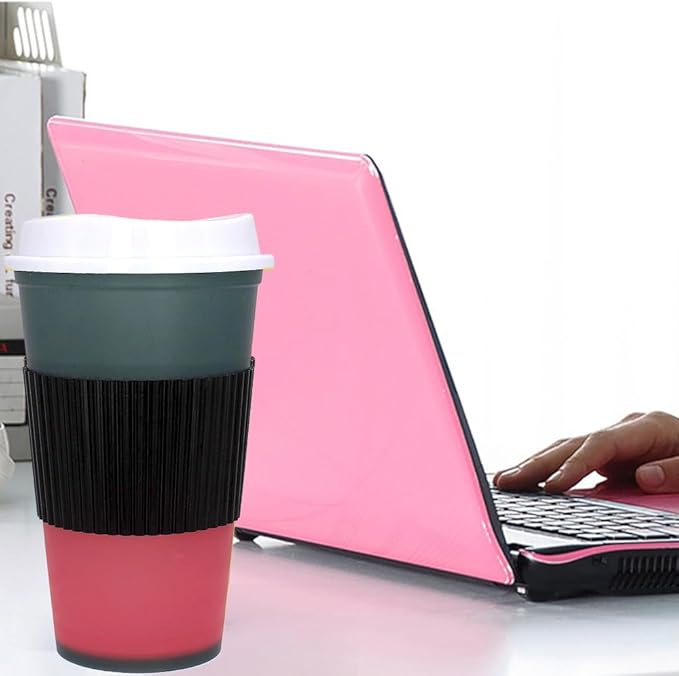 Color Changing Coffee Cups, 16oz Reusable Coffee Cups with Lids, 12 Pack Hot Coffee Tumbler for Adult Party Favors, Leak-Proof and Safe for Dishwashers (Hot coffee, 12 Pack)