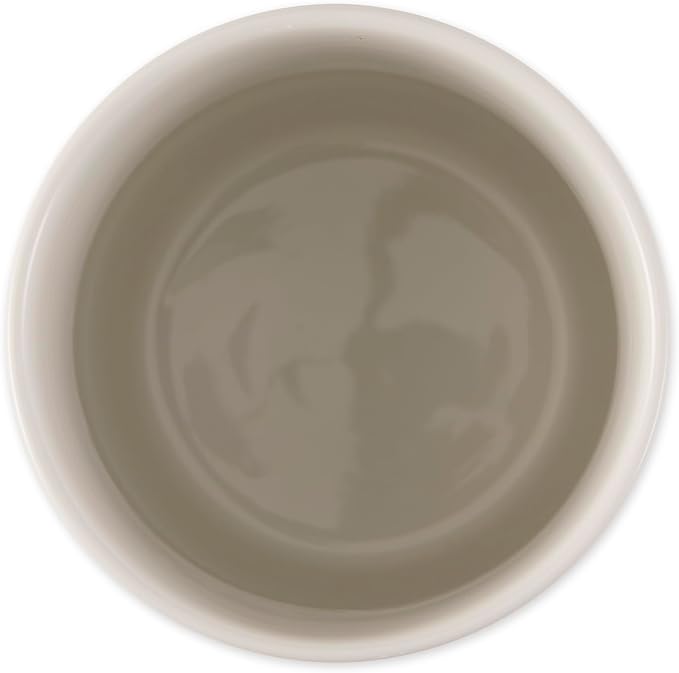 Bone Dry Ceramic Pet Treat Canister, Dishwasher Safe, 4x6.5 Terrazzo