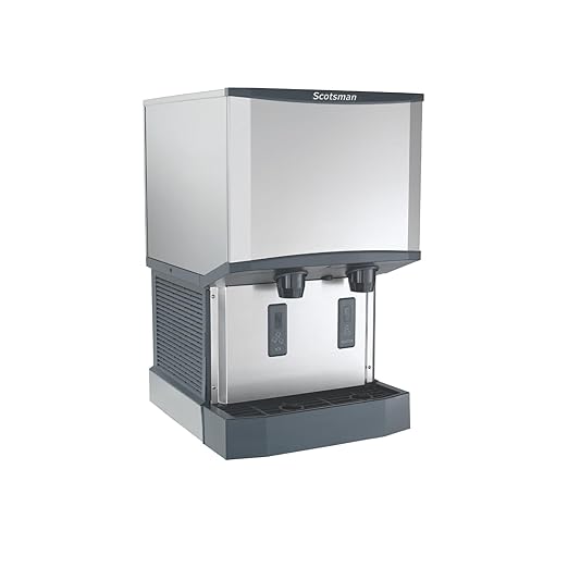 Scotsman Meridian Touchfree Countertop Nugget Ice Maker & Water Dispenser - 500 lb/Day, 25 lb Storage Bin