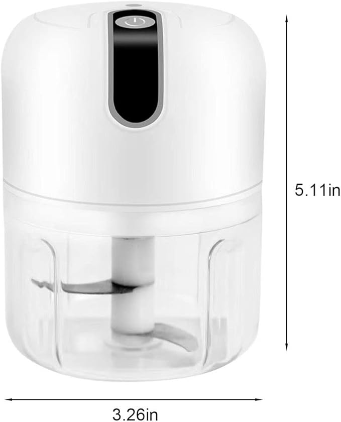 White S7 Electric Ice Crusher, Shaver & Maker - Portable, Ideal for Home, Restaurants & Cafes