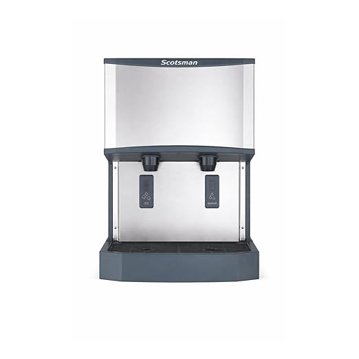 Scotsman Meridian Touchfree Countertop Nugget Ice Maker & Water Dispenser - 500 lb/Day, 25 lb Storage Bin
