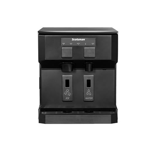 Scotsman HID207AX-1 Meridian Touch-Free Compact Countertop Nugget Ice & Water Dispenser, Air Cooled - Up to 196 lb. Production, 7 lb. Storage (115v/60hz/1ph)