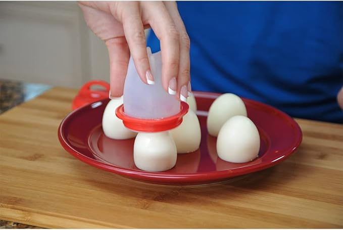 Egglettes Egg Cooker - Hard Boiled Eggs without the Shell, 4 Egg Cups