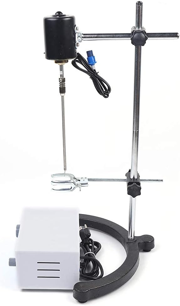 Electric Overhead Stirrer Mixer Lab Overhead Stirrer High Accuracy Blender 3000 RPM 110V (100W)