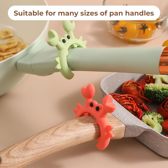 Crab Spoon Holder Funny Spoon Rest for Stove Top, Steam Releaser- Cooking Gadgets, Cooking Gifts, Cool Kitchen Gadgets, Cool Gifts, Cute Kitchen Accessories