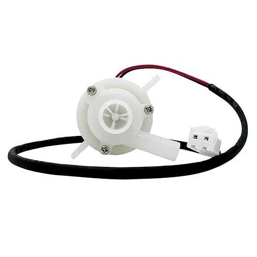 DC 12V Ice Maker Machine Water Pump Replacement for Igloo NewAir Watoor Hicon Portable Small Bullet Ice Machine Water Pump Parts HZB-12A/25BF HZB-50A HZB-60 HZB-80 HZB-13F HZB-20F HZB-20FA