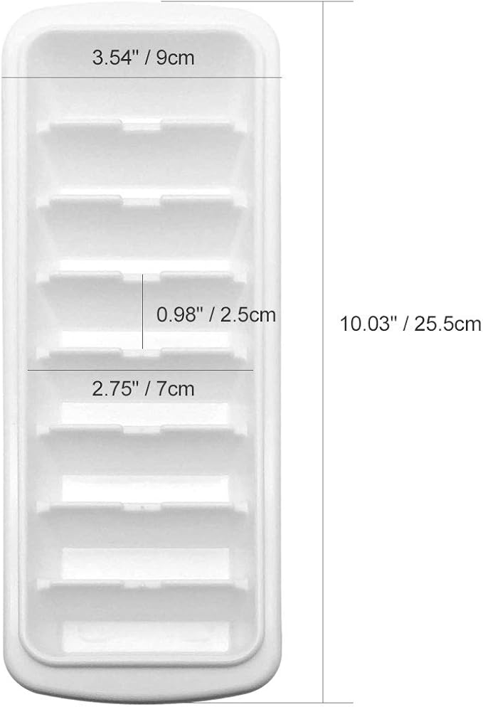2 Pack Ice Tray, whiskey, cocktails, scotch, sphere cubes Best BPA free Stick type trays (8 Cube)