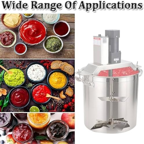 Electric Commercial Pot Stirrer Mixer - Automatic Food Mixer for 20L to 360L Pots, Adjustable Speed, Ideal for Soups & Sauces, Efficient Cooking Tool for Restaurants