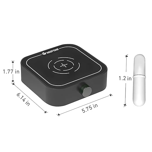 Magnetic Stirrer 3000rpm, Magnetic stir Plate with Stir Bar, Mini Magnetic Mixer Stirrer Max Stirring Capacity 3000mL, Lab Stirrers (No Heating)