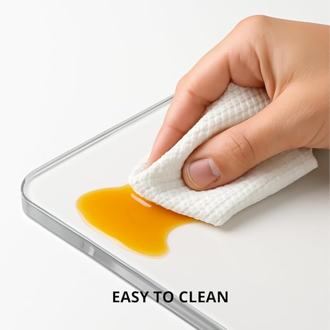 Engraved Acrylic Cutting Board with Counter Lip - Retirement Gifts for Woman Men Clear Counter Protector Kitchen Decor Happy Retirement Gifts for Teachers Mom Dad Coworker Boss Friends Retirees