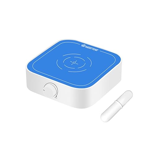 3000rpm Magnetic Stirrer Mixer with Stir Bar, Brushless DC Motor Max 3000ml Magnetic Stir Plate Mixer Blue-White（No Hot)