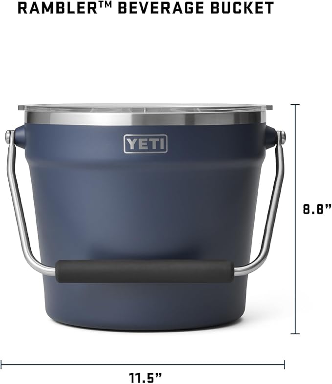 YETI Beverage/Ice Bucket, Holds 6 Longnecks or 3 Bottles of Wine