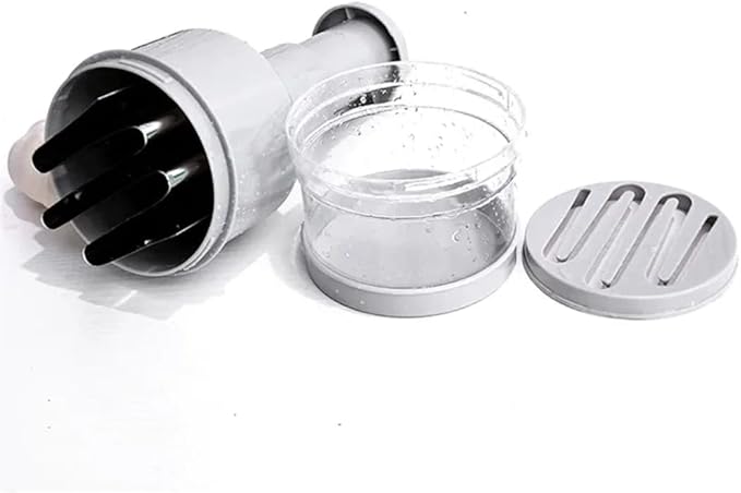 Manual Vegetable & Food Chopper – Handheld Onion, Garlic, Nut & Veggie Cutter, Easy Push-Press, Dishwasher Safe, White