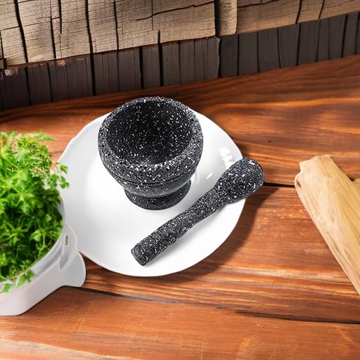 Garlic Press, Mortar and Pestle, Easy to Clean Mini Garlic Grinding Tool Kitchen Tool Food, Squeezer Garlic Press