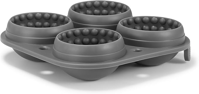 ACOOKEE Golf Ice Cube Trays, 2.5" Large Sphere Round Golf Ice Cube Mold for Cocktails, Whiskey, Bourbon Chilling, Fun Shapes Silicone Big Circle Ice Cube Trays w/Funnel