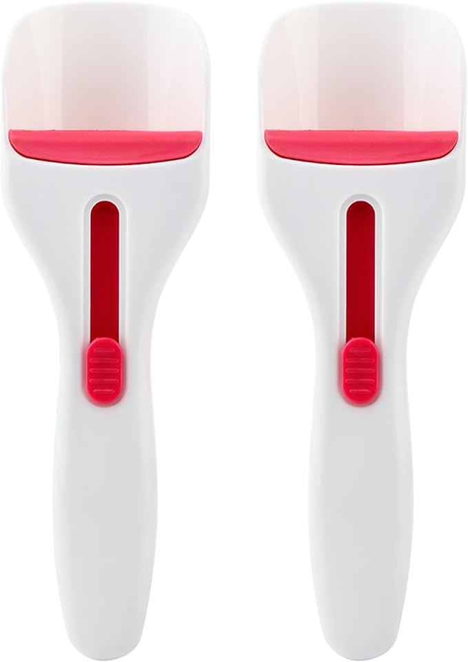 2pcs Cupcake Batter Dispenser Scoop, Dishwasher-Safe Baking Tool for Precise Portioning of Muffins, Cupcakes, Cookie Dough & Pancakes - Mess-Free Kitchen Gadget(COLOR:white)