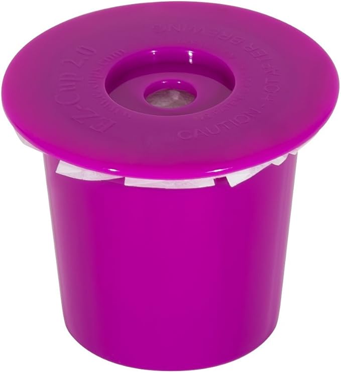 Perfect Pod EZ-Cup 2.0 Starter Pack | 1-Stream Reusable K Cup Coffee Pod Capsule with 25 Disposable Paper Filters (Starter Pack)