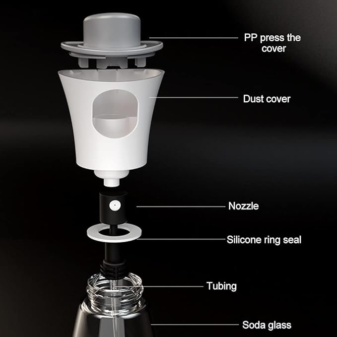 Oil Sprayer for Cooking, 180ml Glass Oil Dispenser Bottle Spray Lemon Juice Sprayer forSalad, Baking, Cleaning, Plants(white)