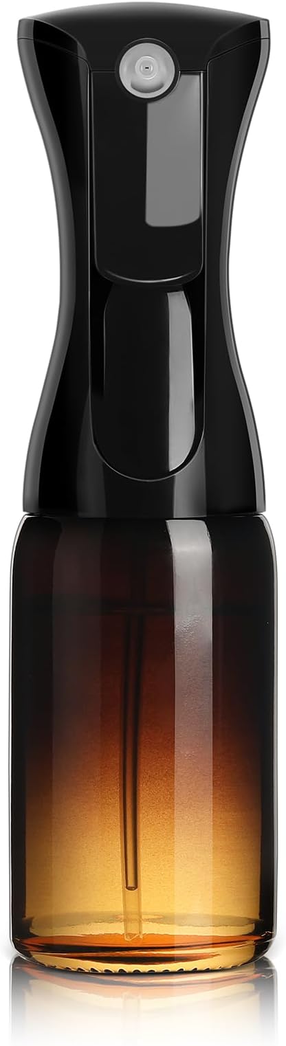 Mistifi Premium Oil Sprayer, Olive Oil Sprayer – Dark Glass Bottle for Cooking, Air Fryer & Salad – Fine Mist, Easy Press – Abyss and Green Set of 2