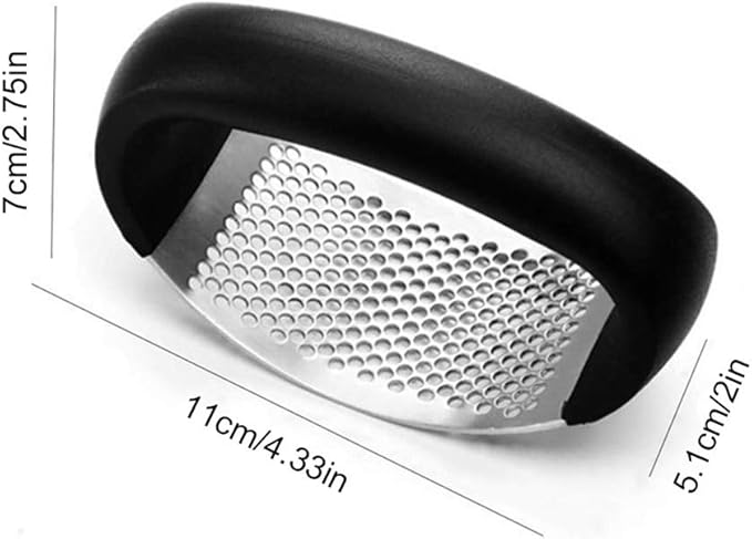 Garlic Press Rocker, Very Durable, has a Curved, Comfortable Handle Design That can be Easily Squeezed Even for People with Weak Grip or Small Hands